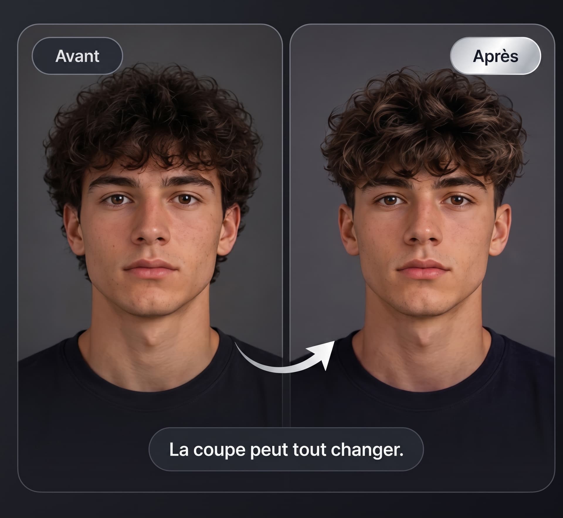 Avant et après une coupe FreshCut